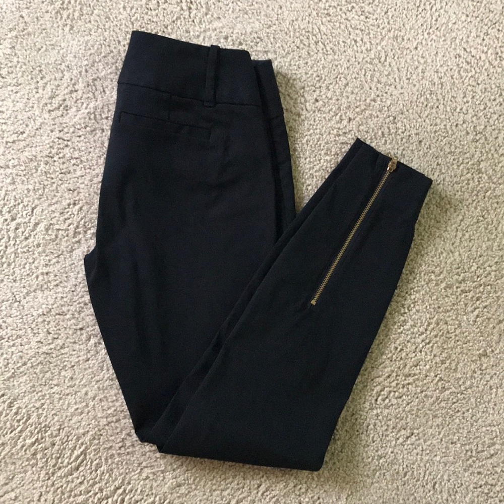 The Limited Ankle Length Dress Pants with zippers